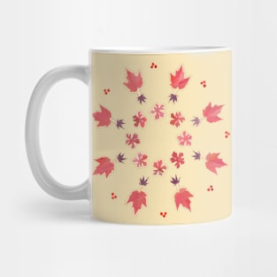 Maple Leaf Circle Mug